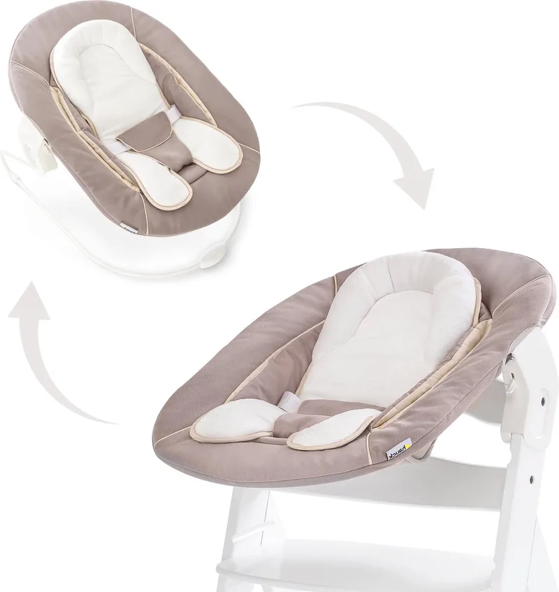 Alpha Bouncer 2 in 1 - Wipstoel - Stretch van Hauck in Beige – productfoto