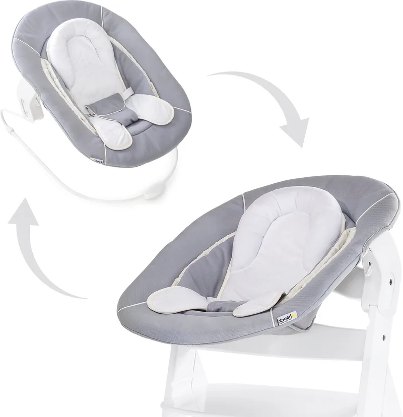 Alpha Bouncer 2 in 1 - wipstoel by Hauck in Stretch Grey – product photo
