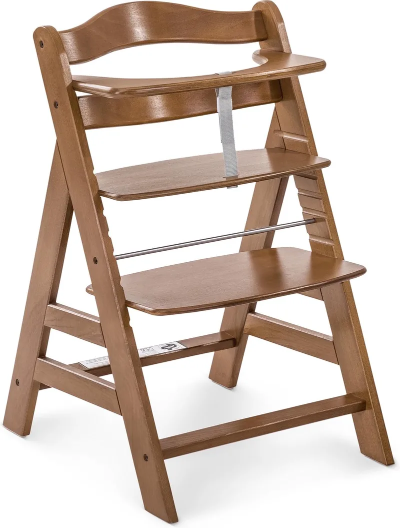 Alpha+ Kinderstoel - meegroeiend vanaf 6 maanden tot 90 kg - FSC® gecertificeerd beukenhout by Hauck in Walnoot – product photo