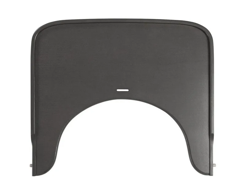 Hochstuhltablett Alpha Wooden Tray - Charcoal, Holz, Essbrett & Tisch aus Holz für Hochstuhl Alpha+ und Beta+ van Hauck in Braun, schwarz – productfoto