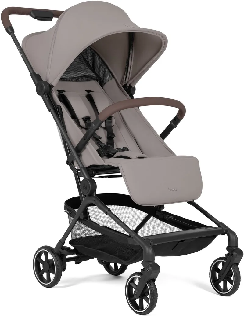Lite N Care - Je ultralichte stads- en reisbuggy van carbon - Slechts 5,5 kg - Sandy Taupe by Hauck in Beige – product photo