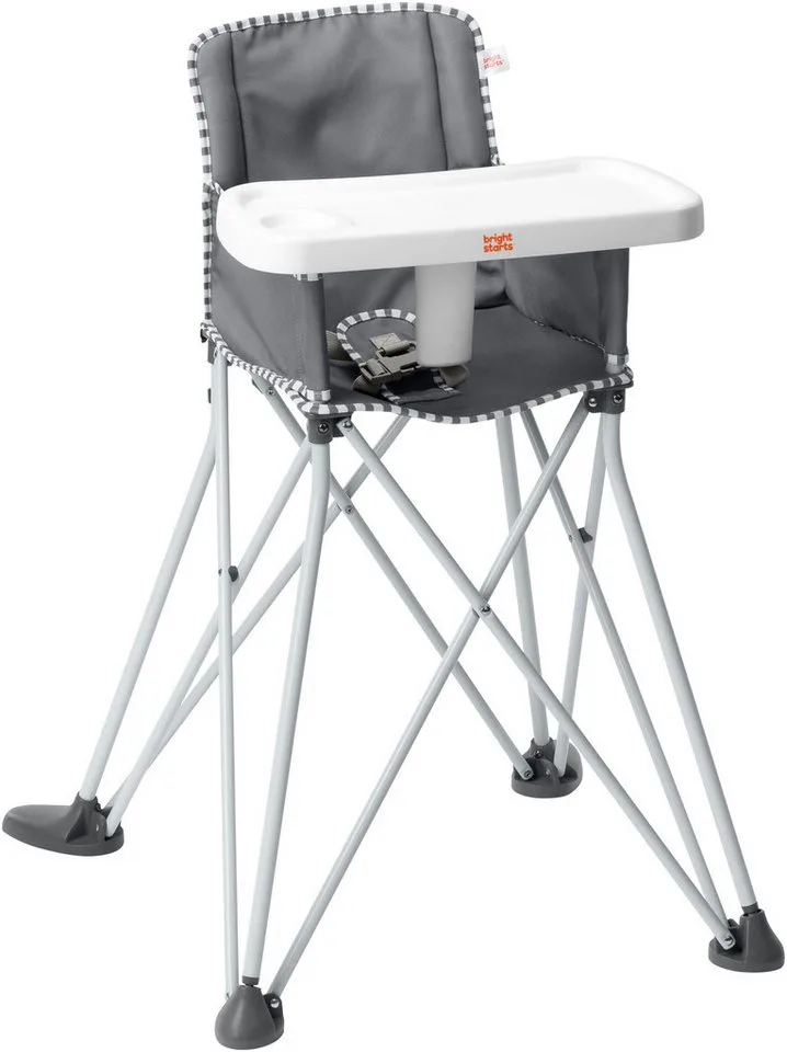 Hochstuhl Pop ‘N Dine Portable High Chair - ideal für Unterwegs by Ingenuity in Grau – product photo