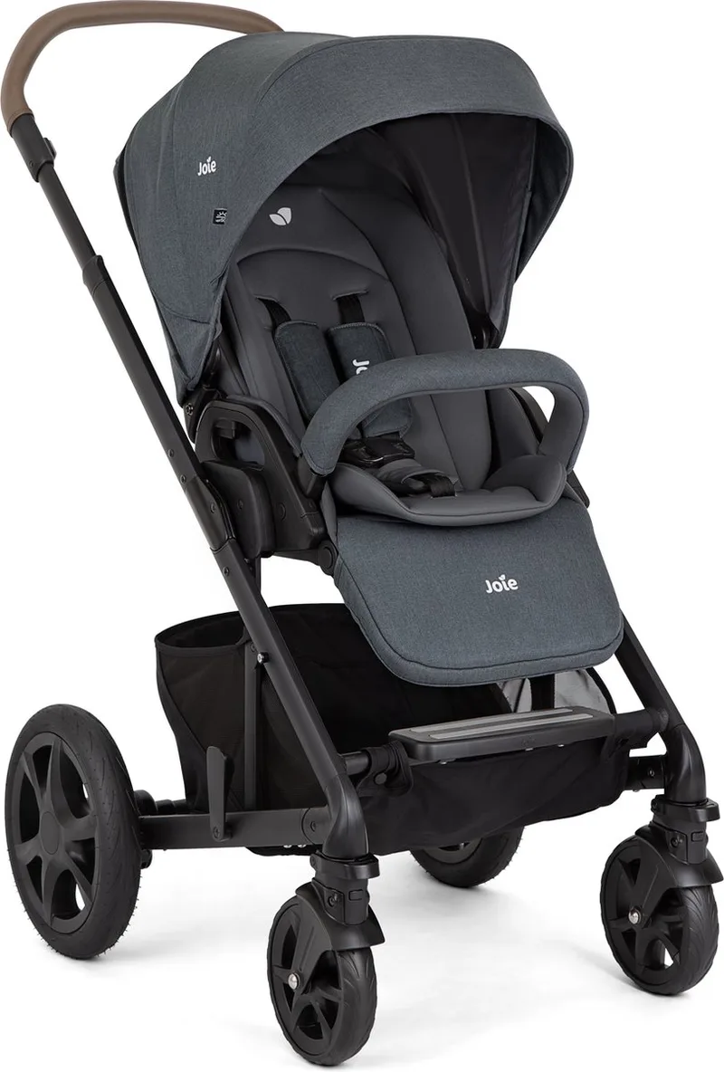 Joie 3 in 1 Trio kinderwagen dlx w/rc incl Autostoel & Reiswieg de Joie en Chrome – photo produit