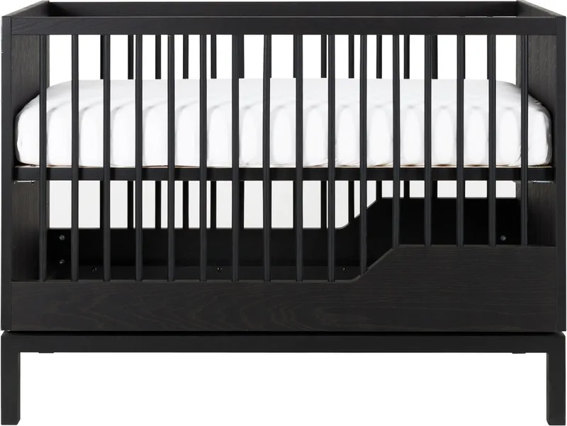 Savi Babybed Eiken 60 x 120 cm by Kidsmill in Zwart – product photo