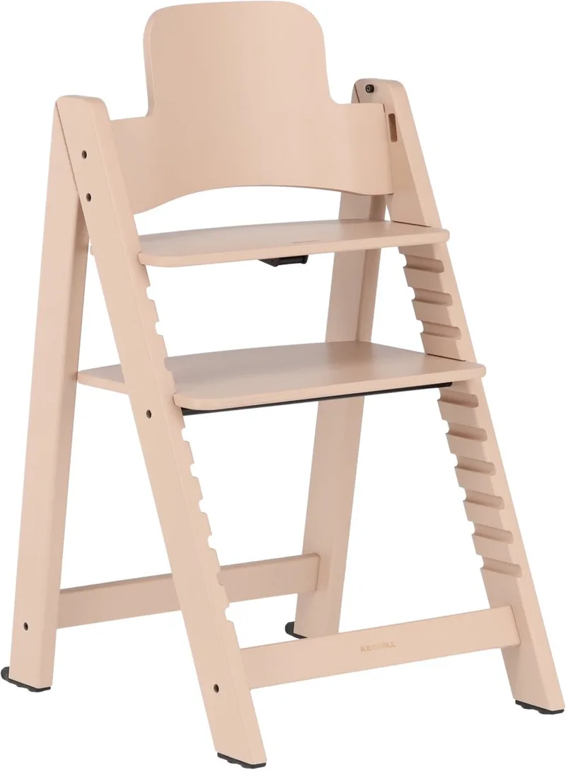 Up! Kinderstoel Beukenhout - Soft Pink van Kidsmill in Zacht roze – productfoto