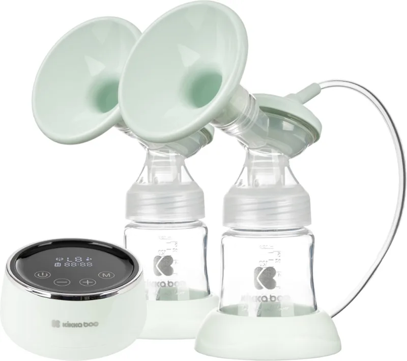Dubbele Borstkolf Nessa van Kikkaboo in Groen mint – productfoto