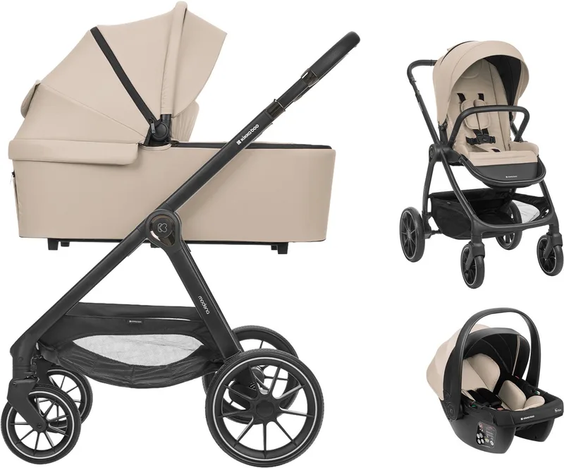 Modena 3-in-1 Kinderwagen by Kikkaboo in Beige – product photo