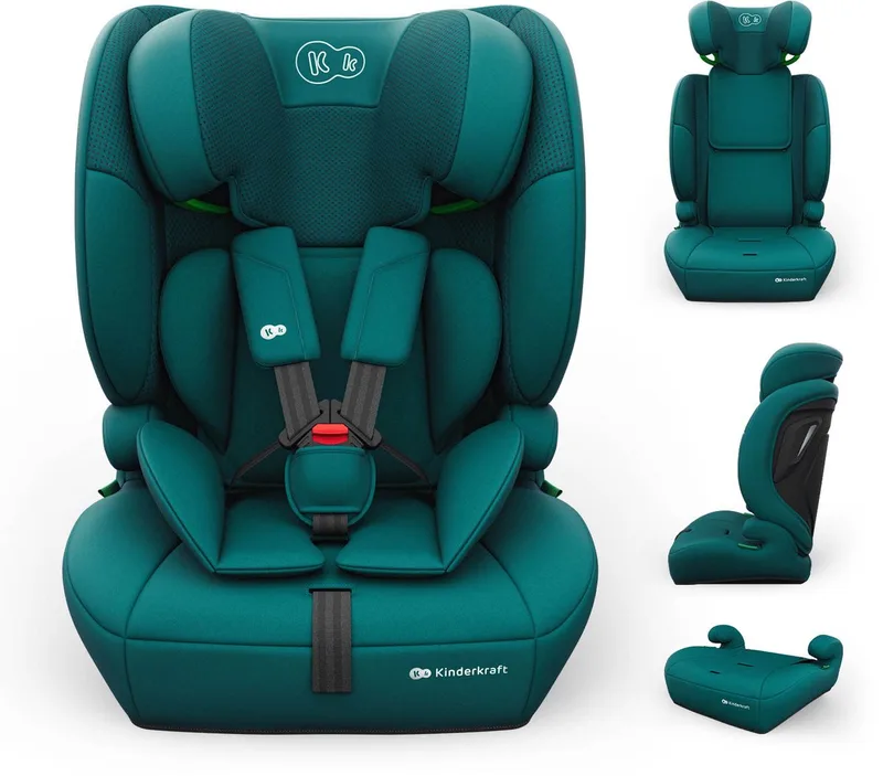 COMFORT UP 2 PLUS - Autostoel - 3-in-1 - Meegroeiend 76-150 cm by Kinderkraft in Groen – product photo