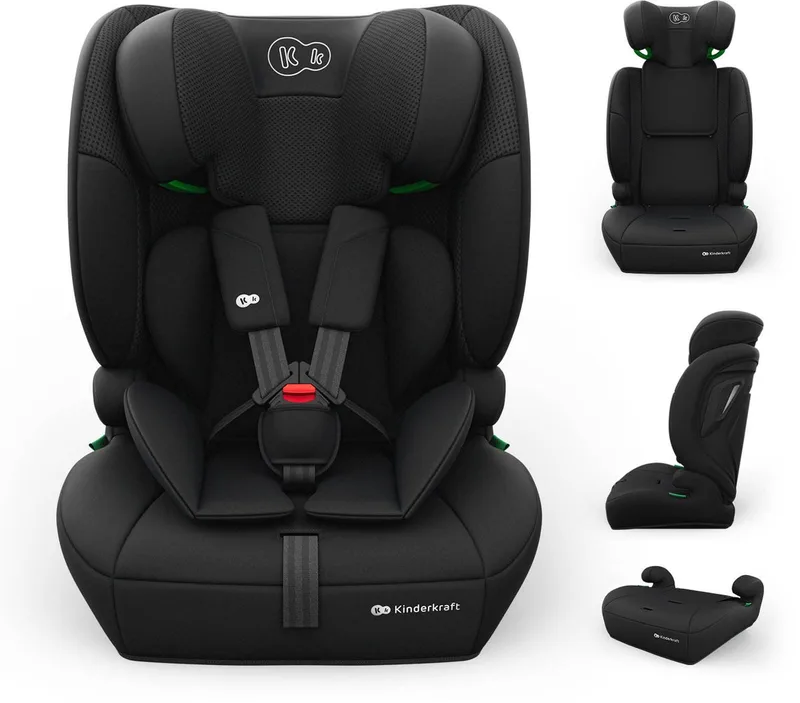 COMFORT UP 2 PLUS – Autostoel - 3-in-1 - Verstelbare Hoofdsteun de Kinderkraft en Zwart – photo produit