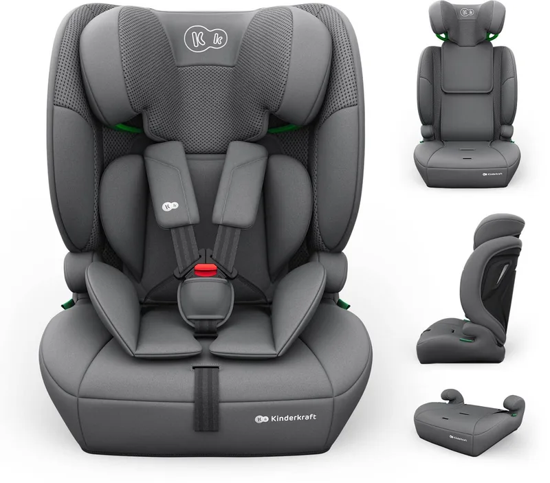 COMFORT UP 2 PLUS – Autostoel - Meegroeiend - Verstelbaar de Kinderkraft en Grijs – photo produit