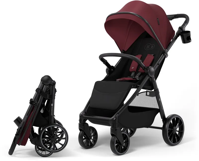 GRANDE 2 Buggy - CLICK&FOLD - Verstelbare duwbeugel van Kinderkraft in Bourgogne – productfoto