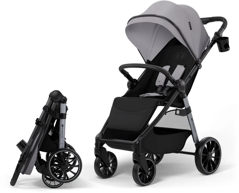 GRANDE 2 Buggy - Ruime zitting - Compact inklapbaar van Kinderkraft in Grijs – productfoto
