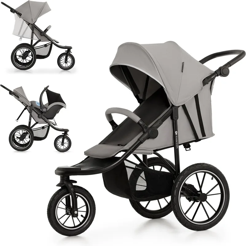 HELSI 2 - Kinderwagen - Verstelbaar - Tot 27 kg by Kinderkraft in Grijs – product photo