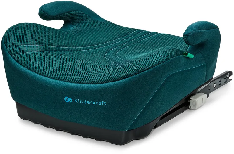 I-BOOST 2 PRO i-Size - Zitverhoger - ISOFIX - Autostoel Booster - 125-150 cm 22-36 kg – 6-12 Jaar – R129 Goedgekeurd van Kinderkraft in Groen – productfoto
