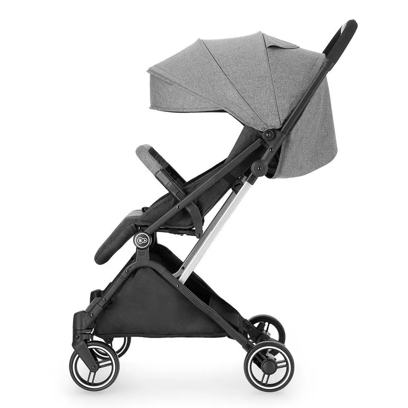 INDY - Wandelwagen - Lichte 6.4 kg - snelle uitvouwsysteem van Kinderkraft in Grijs – productfoto