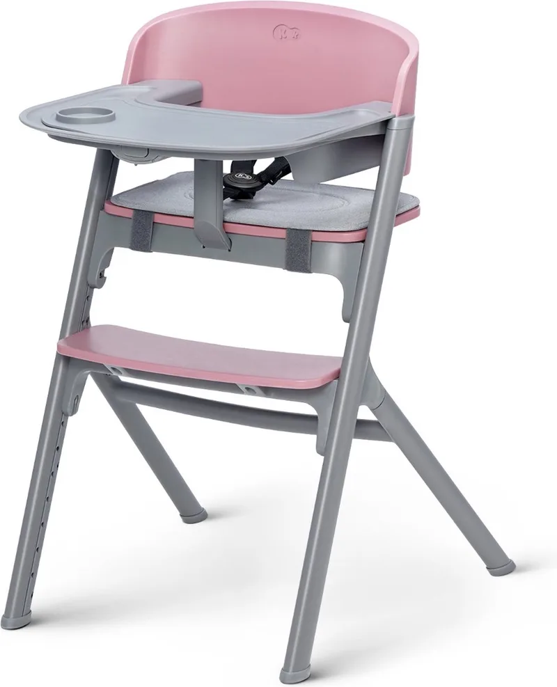 LIVY – 3-in-1 Kinderstoel – Ergonomisch & Verstelbaar – Voor kinderen van 6 maanden tot 110 kg – Minimalistisch Nederlands Design by Kinderkraft in Roze – product photo
