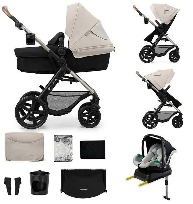 MOOV 2 - Kinderwagen - 4-in-1 - Verstelbaar - Tot 27 kg van Kinderkraft in Grijs – productfoto