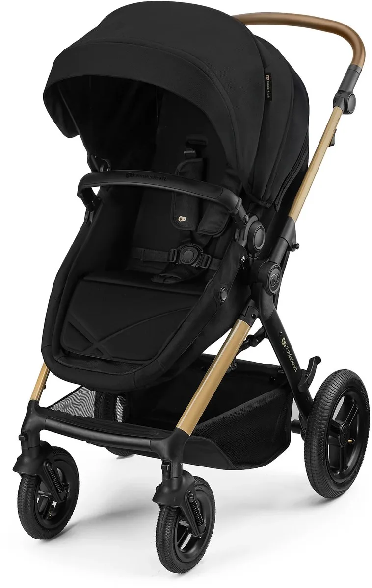 MOOV 2 XL - Kinderwagen - 3-in-1 - Panoramische Ventilatie van Kinderkraft in Zwart – productfoto