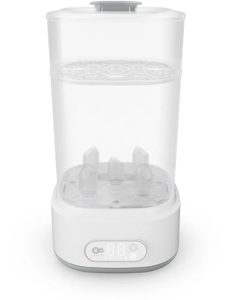 SANVO - Sterilisator - 3-in-1 - Droogfunctie - Capaciteit 5 flessen de Kinderkraft en Wit – photo produit