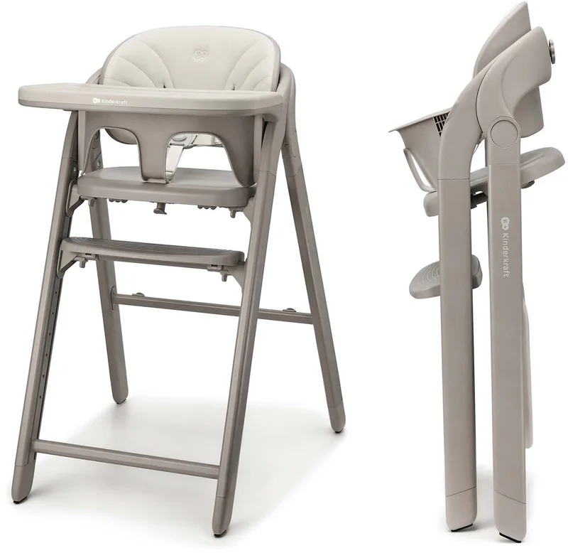 TINO 3-in-1 Kinderstoel - verstelling van zitting en voetensteun - 5-punts veiligheidsgordel - eenvoudig inklapbaar by Kinderkraft in Beige – product photo