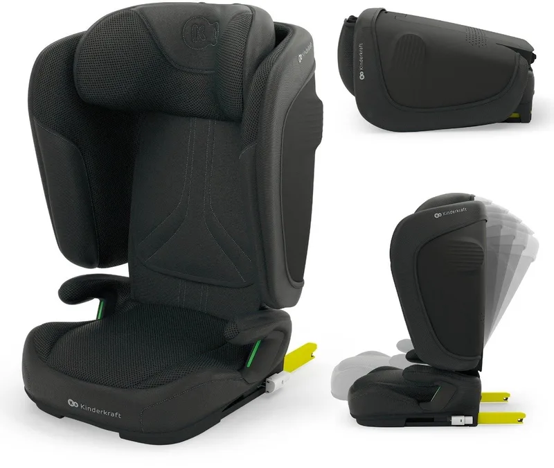 UNITY 2 Autostoel – 100-150 cm – Met Isofix – Groep 2/3 by Kinderkraft in Zwart – product photo