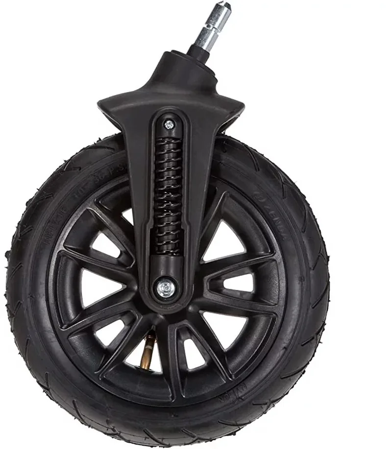 Voorwiel voor Kinderwagen Moov – 12″ / 29 cm - Origineel Vervangingsonderdeel, Lichtgewicht & Duurzaam van Kinderkraft in Zwart – productfoto