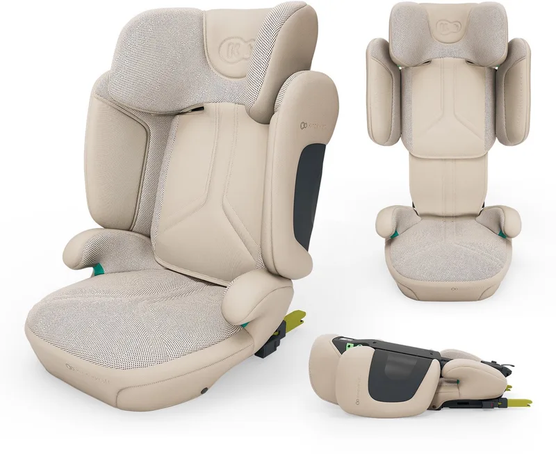 XPAND 2 PRO i-Size Autostoel – 100-150 cm – Met ISO-FIX – Groep 2/3 – DUO EXPAND systeem van Kinderkraft in Beige – productfoto