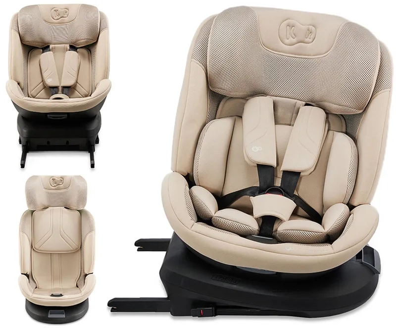 XPEDITION 3 i-Size Autostoel – 40-150 cm – 360° Draaibaar – RWF tot 22 kg – ISOFIX van Kinderkraft in Beige – productfoto