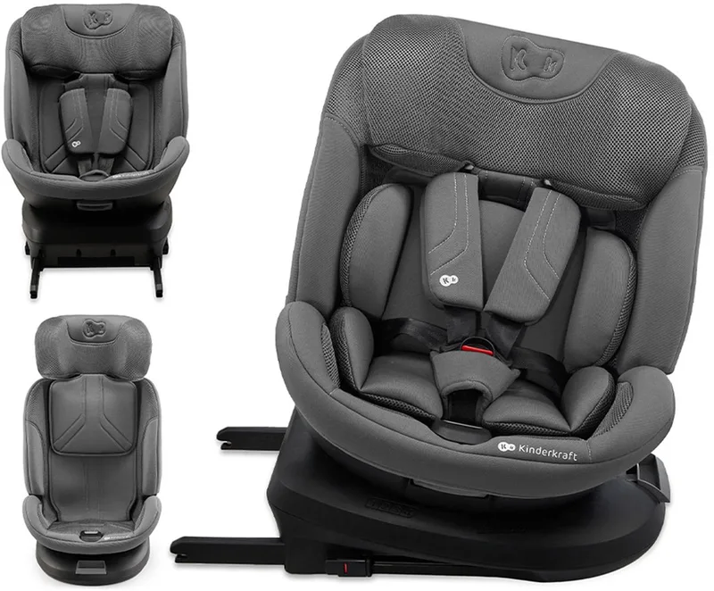 XPEDITION 3 i-Size Autostoel – 40-150 cm – Met Isofix – Groep 0/1/2 van Kinderkraft in Grijs – productfoto