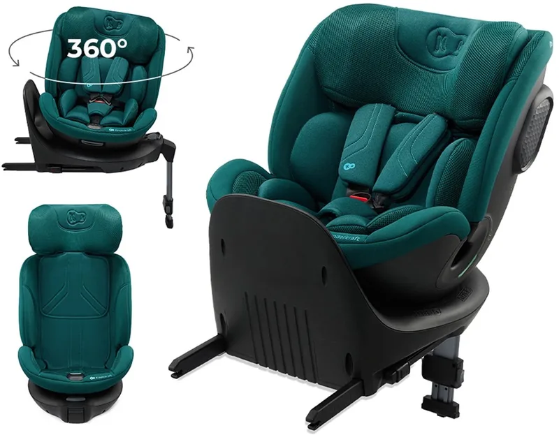 XRIDER 2 - Autostoel - i-Size - ISOFIX - 40-150 cm van Kinderkraft in Donkergroen – productfoto