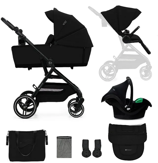 YOXI 3-in-1 Kinderwagen – Van Geboorte tot 22 kg – Reiswieg, Wandelzitje & MINK PRO i-Size Autostoel