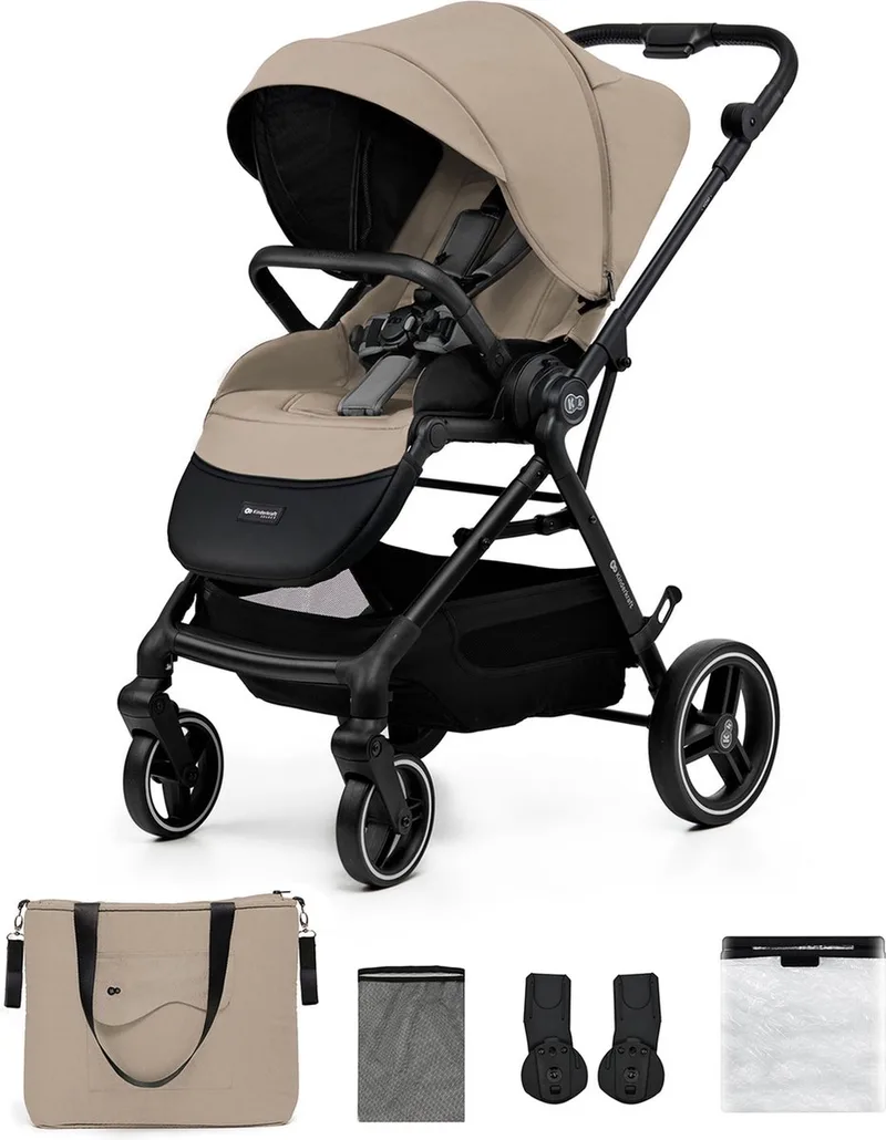 YOXI Kinderwagen – Tot 27 kg – Lichtgewicht – Verstelbare Rugleuning by Kinderkraft in Beige – product photo