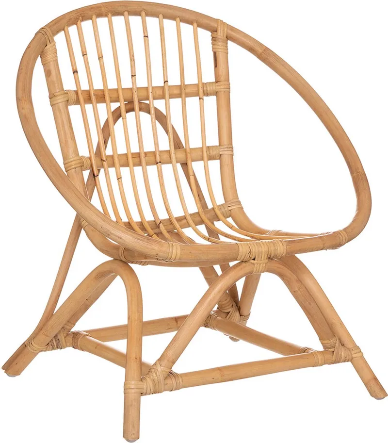 Atmosphera Kinderstoel Leo rotan 52x42x58cm de Konges Sløjd en Hout – photo produit