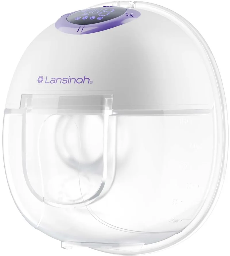 Hands-Free Elektrische Borstkolf van Lansinoh in Wit – productfoto