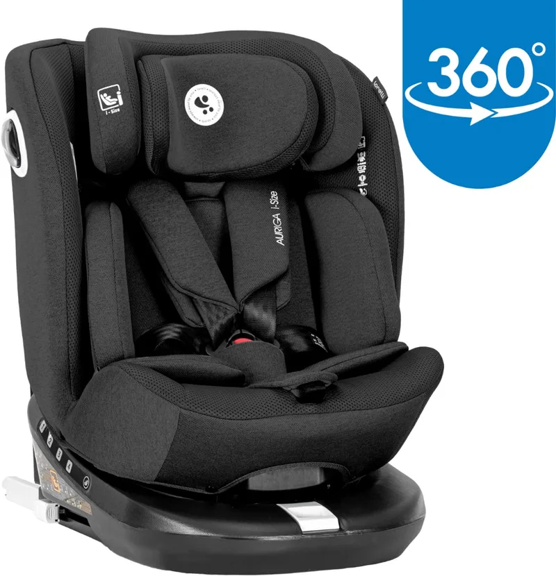 Auriga Black 40-150 cm 360° i-Size Autostoel by Lorelli in Zwart – product photo