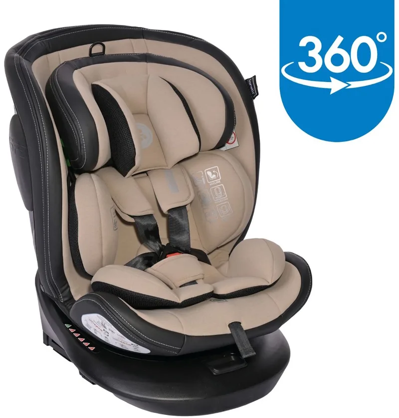Aviator Autostoel - 40-150 cm - 360° Draaibaar - i-Size by Lorelli in Beige – product photo