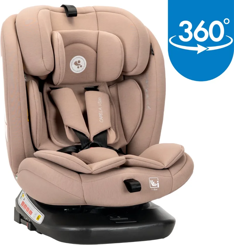 Capella 40-150 cm 360° i-Size Autostoel by Lorelli in Beige – product photo