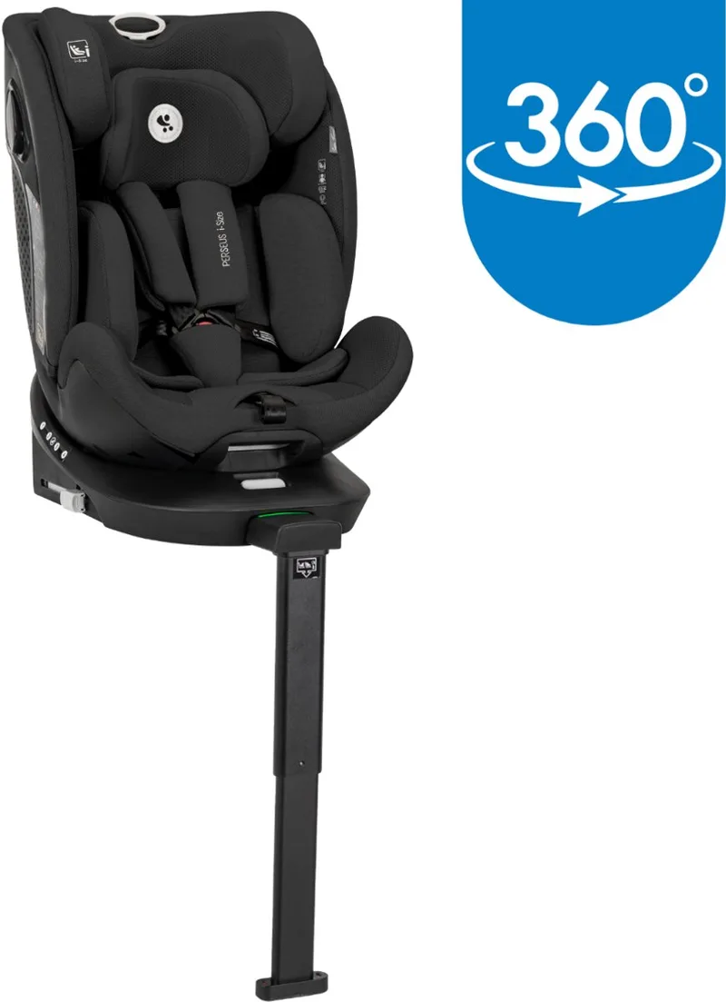Perseus Black 40-150 cm 360° i-Size Autostoel van Lorelli in Zwart – productfoto
