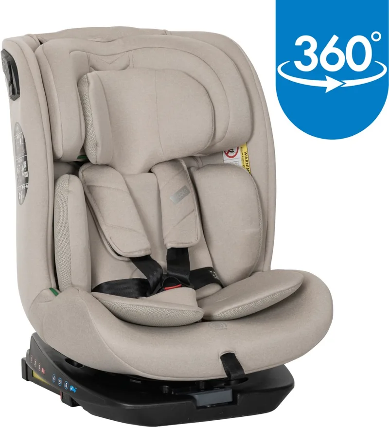 Rodeo 40-150 cm 360° i-Size Autostoel by Lorelli in Beige – product photo