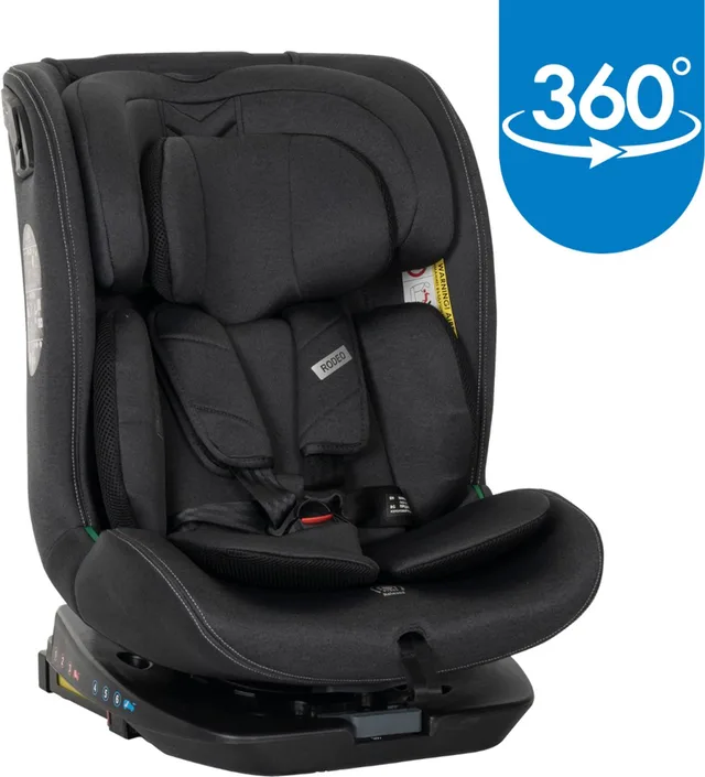 Rodeo Black 40-150 cm 360° i-Size Autostoel