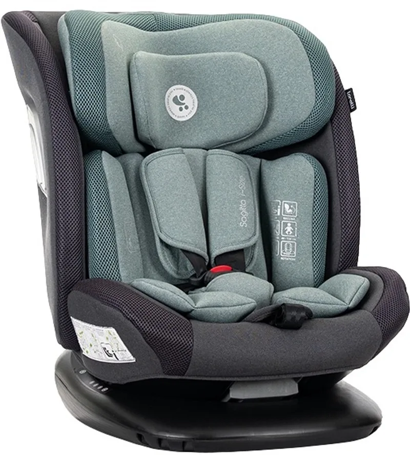Sagitta Green 40-150 cm i-Size Autostoel van Lorelli in Groen – productfoto