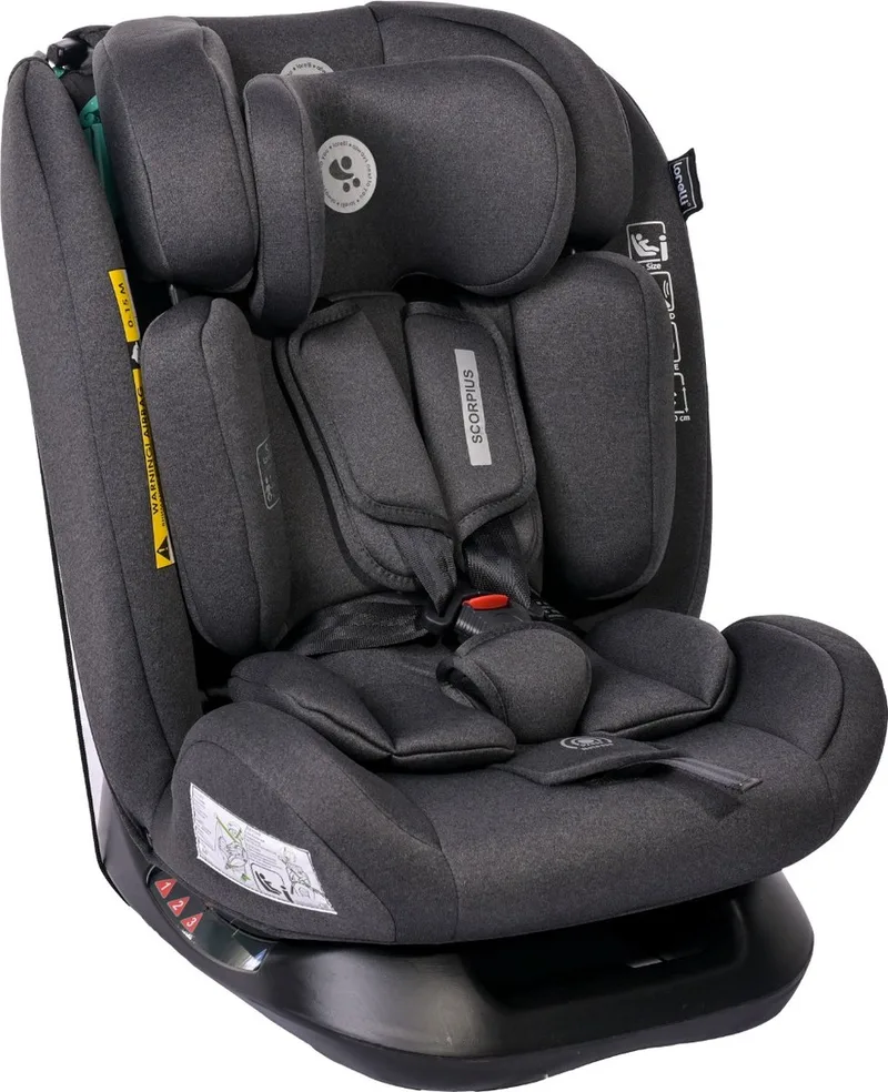 Scorpius Black Jasper 40-150 cm i-Size Autostoel van Lorelli in Zwart – productfoto
