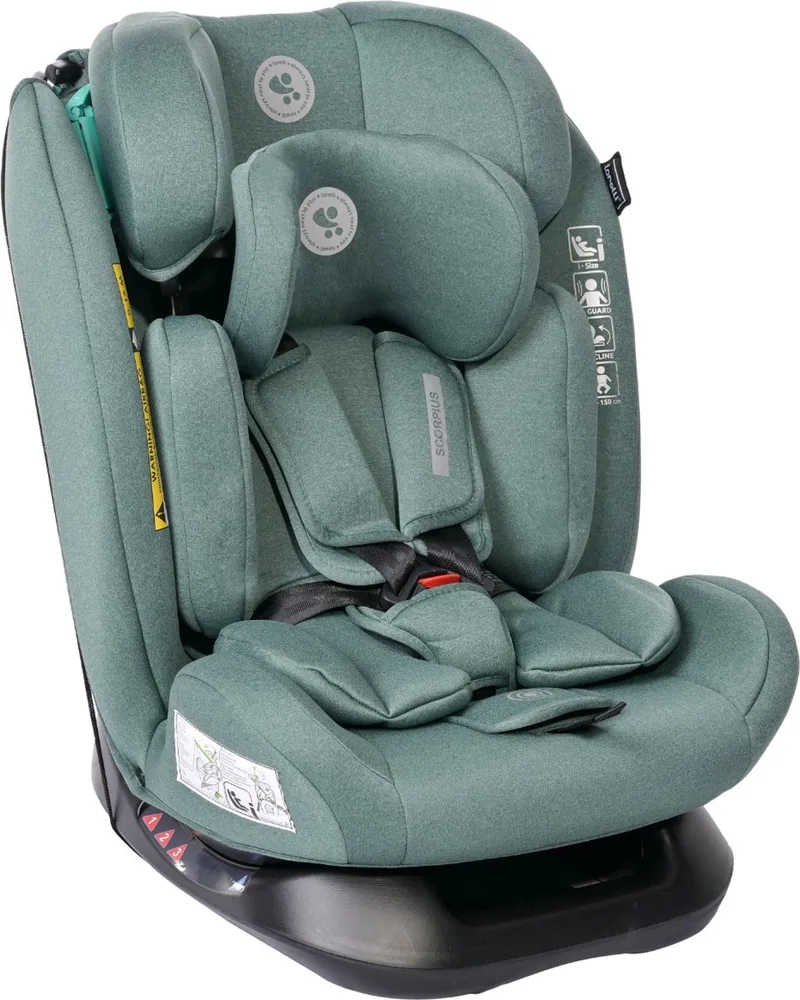 Scorpius Green Pine 40-150 cm i-Size Autostoel van Lorelli in Groen – productfoto