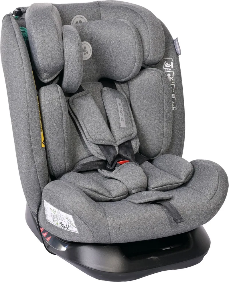 Scorpius Grey 40-150 cm i-Size Autostoel van Lorelli in Grijs – productfoto