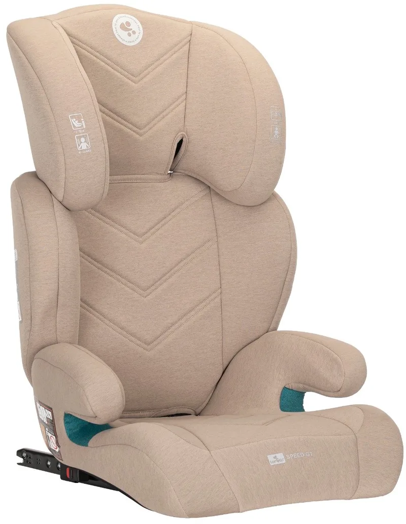 Speed GT Isofix 100-150 cm i-Size Autostoel van Lorelli in Beige – productfoto