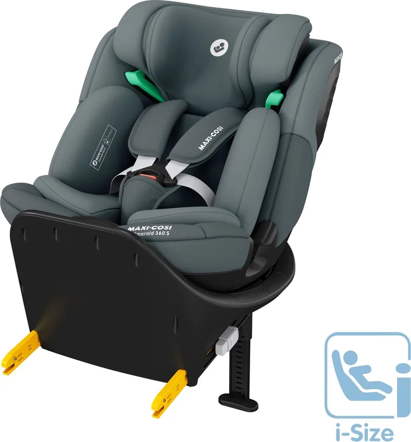 Emerald 360 S i-Size - Autostoel - Vanaf de geboorte tot 12 jaar van Maxi-Cosi in Tonal Graphite – productfoto