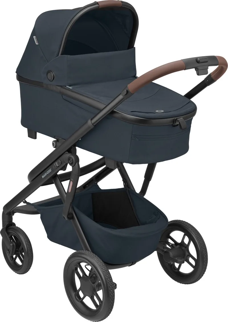 Lila XP+ Kinderwagen - Kinderwagen inclusief reiswieg en zitje by Maxi-Cosi in Essential Graphite – product photo