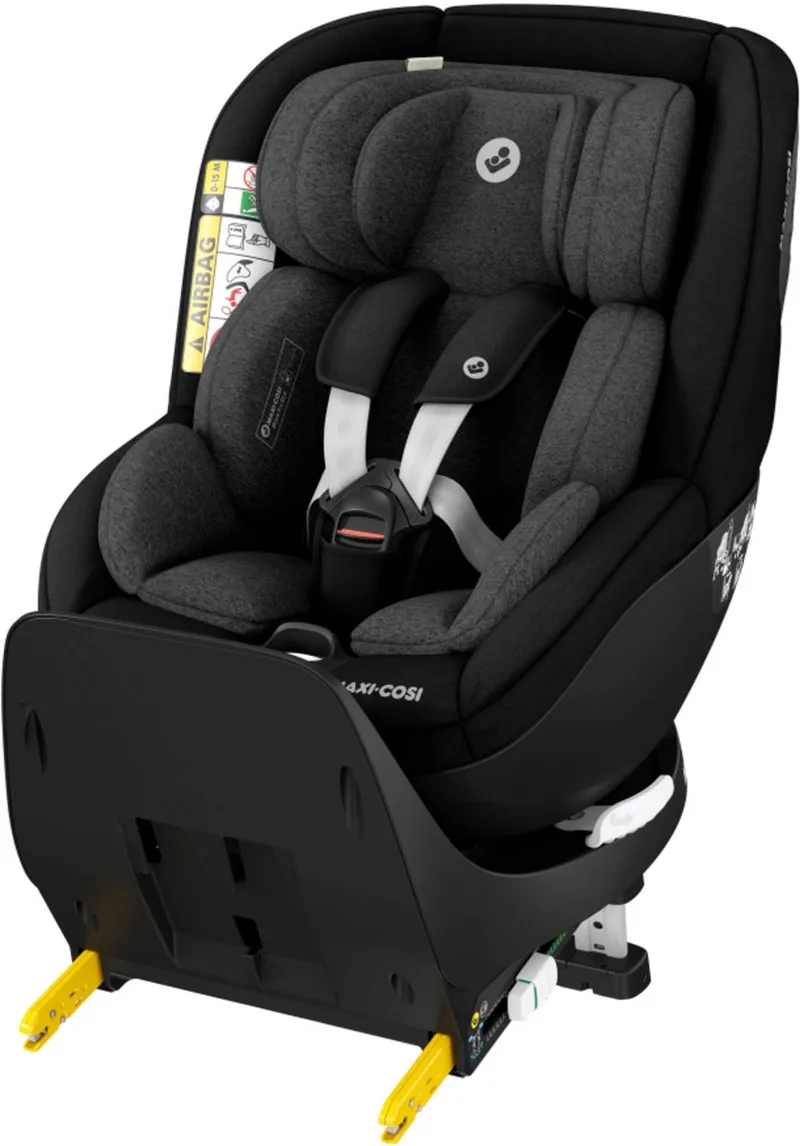 Mica Pro Eco i-Size Autostoeltje - 360° draaibaar - Gerecyclede stoffen - Vanaf de geboorte tot ca. 4 jaar de Maxi-Cosi en Authentic Black – photo produit
