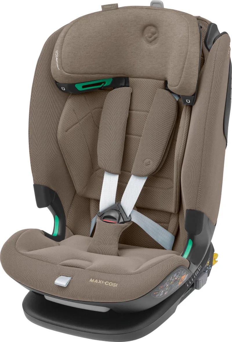 Titan Pro i-Size Autostoeltje - Vanaf ca. 15 maanden tot 12 jaar by Maxi-Cosi in Authentic Truffle – product photo