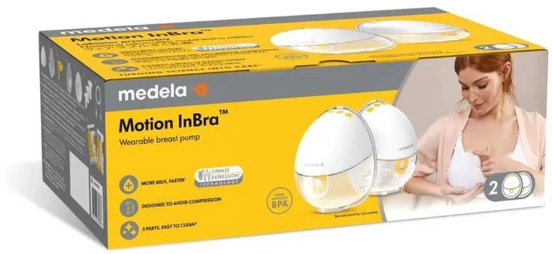 Motion InBra dubbele elektrische borstkolf - Kolfset by Medela in Wit – product photo